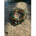 Earth colored seed beads on a stretch bracelet. Stack of 5.